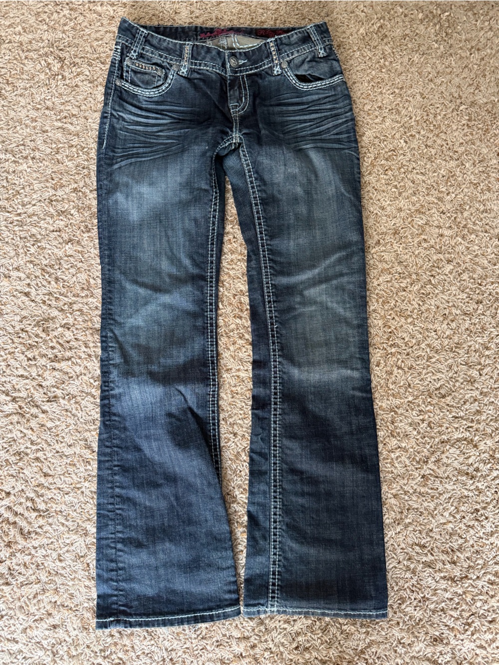 Rock Revival Women’s Dark Wash Blue Bootcut Jeans
